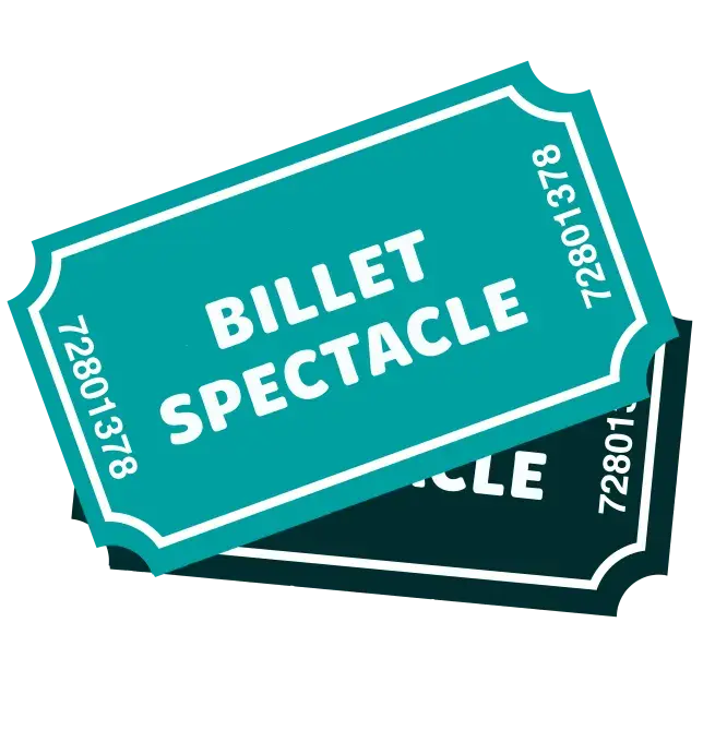Illustration représentant 2 billets de spectacle