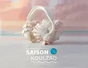 Illustration montrant un casque audio avec des oreilles en coquillage.