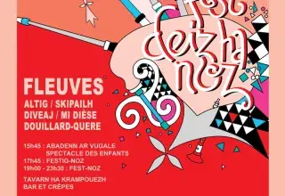 Affiche montrant une illustration de cornemuse