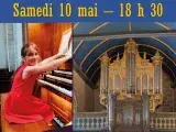 Affiche montrant une petite fille jouant de l'orgue